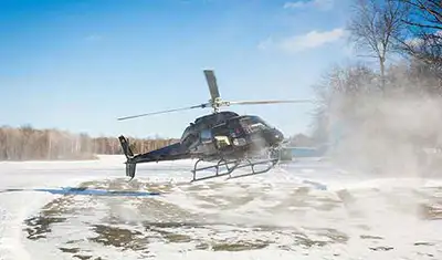 Helicopter charter service for Thompson and remote northern Manitoba access